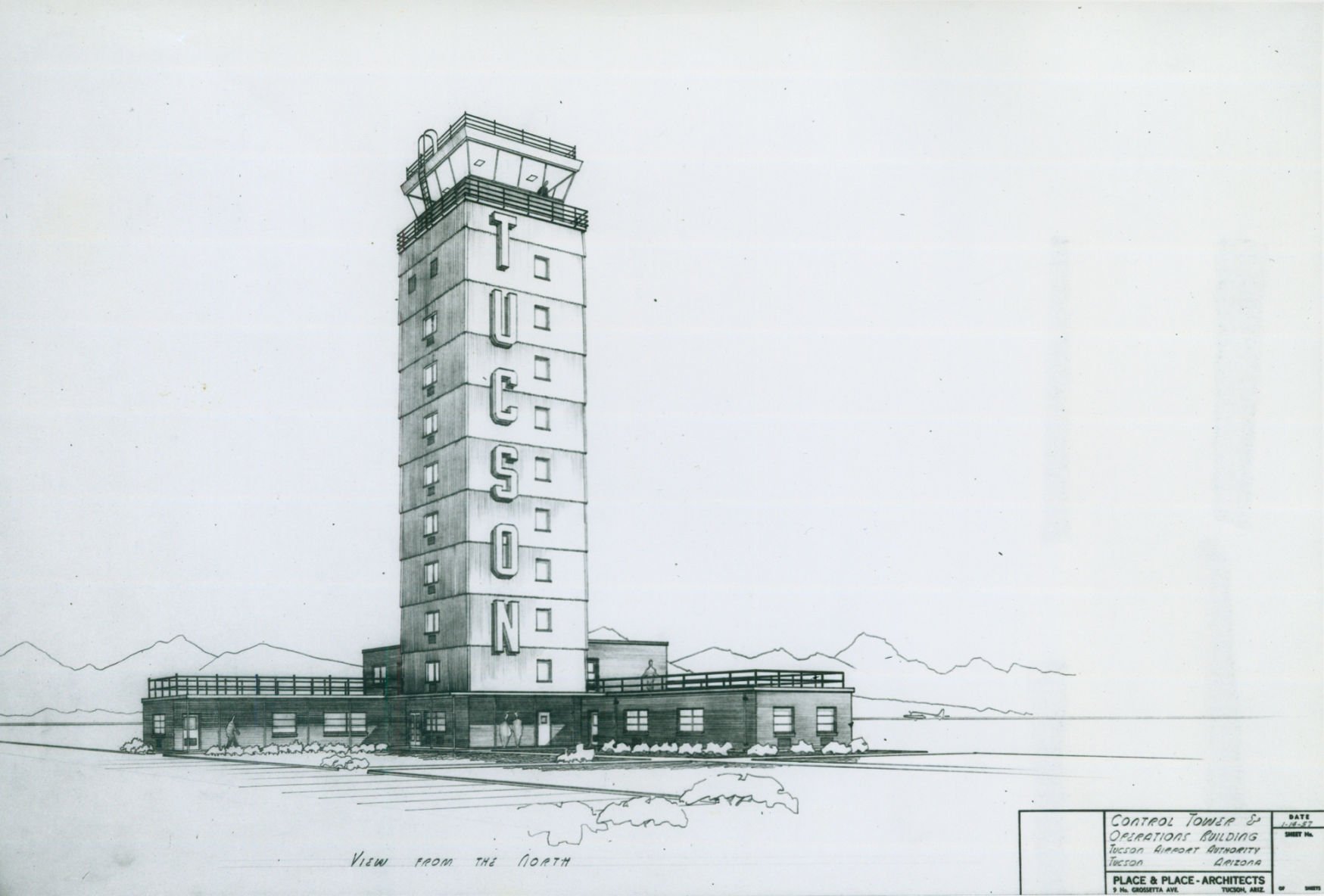 Tucson International Airport control tower